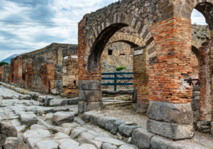 Street in Pompeii, Italy